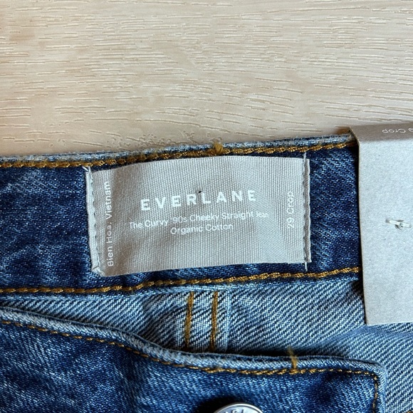 Everlane Curvy 90s Cheeky Straight Crop - Size 29 - Picture 2 of 5